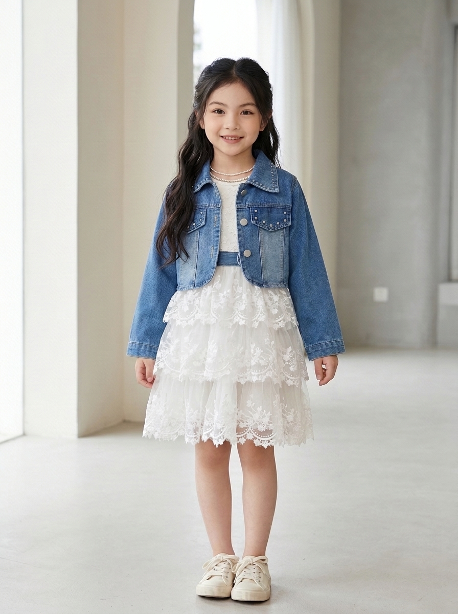 DRESS GIRLS JEANNY VASKY