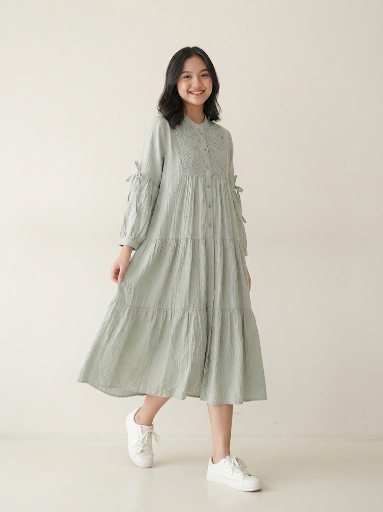 DRESS PETAL MOSAIC
