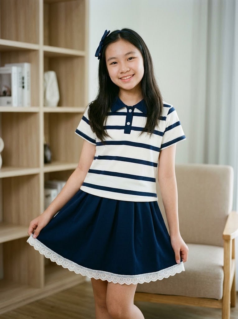 DRESS POPPY SPRINKLE