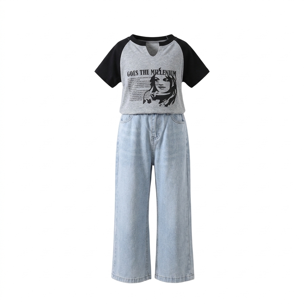 Set Girls Alchemy Blend With Denim