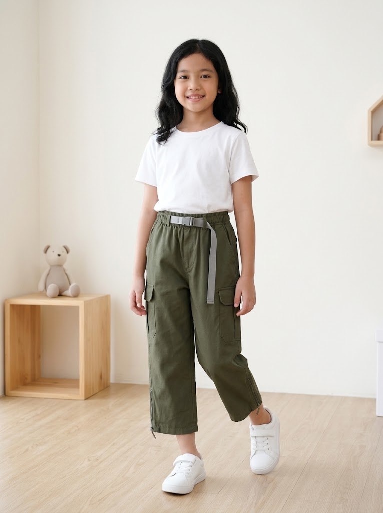 PANTS GIRLS CRISP ACORNS