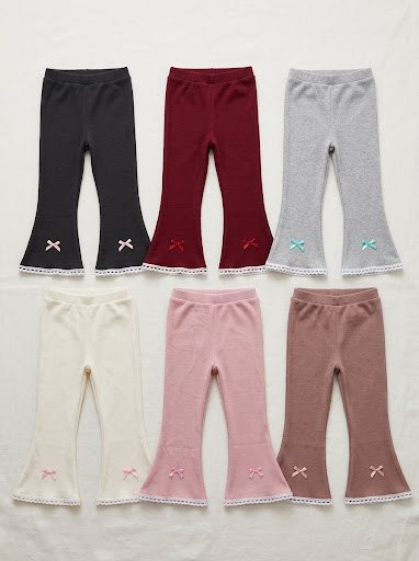 PANTS GIRLS VELVET KUMQUAT - Foto 2