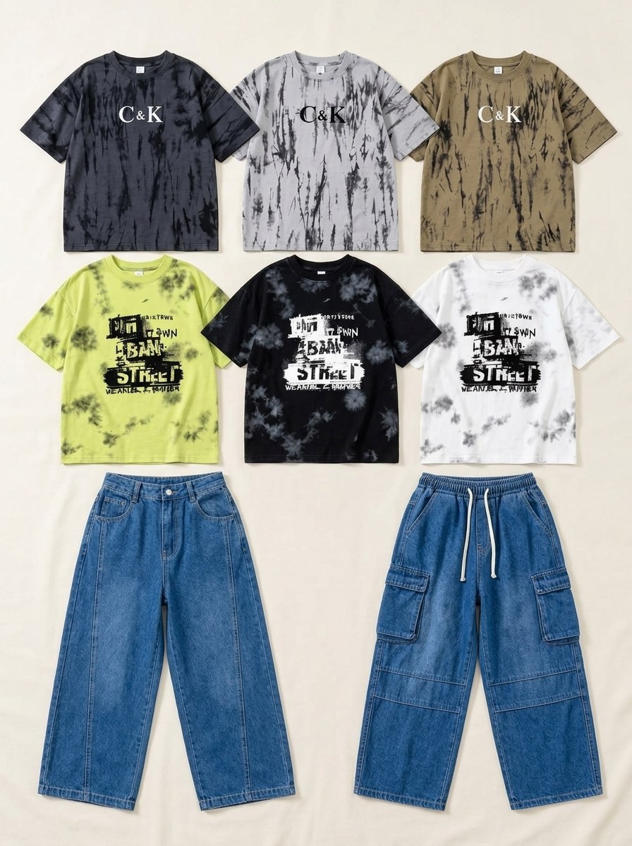 SET BOYS SORREL PATCHWORK