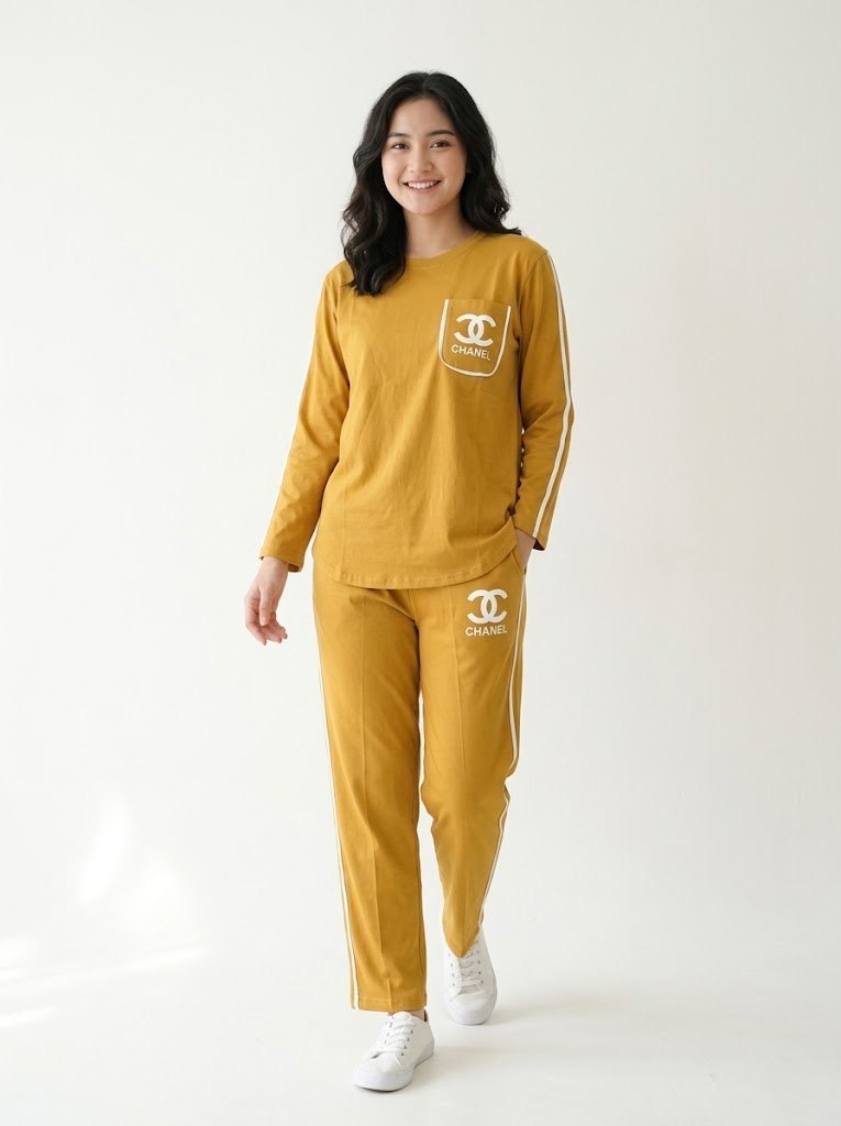 SET GIRLS DAFFODIL PATCHWORK