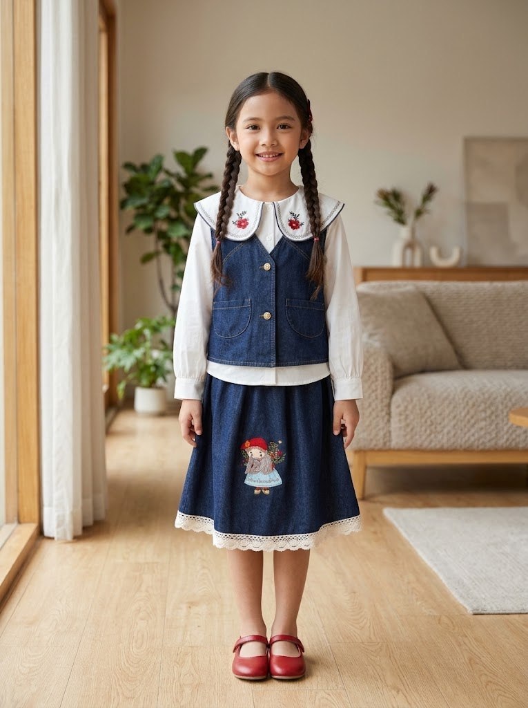 SET GIRLS DULCET RIBBON