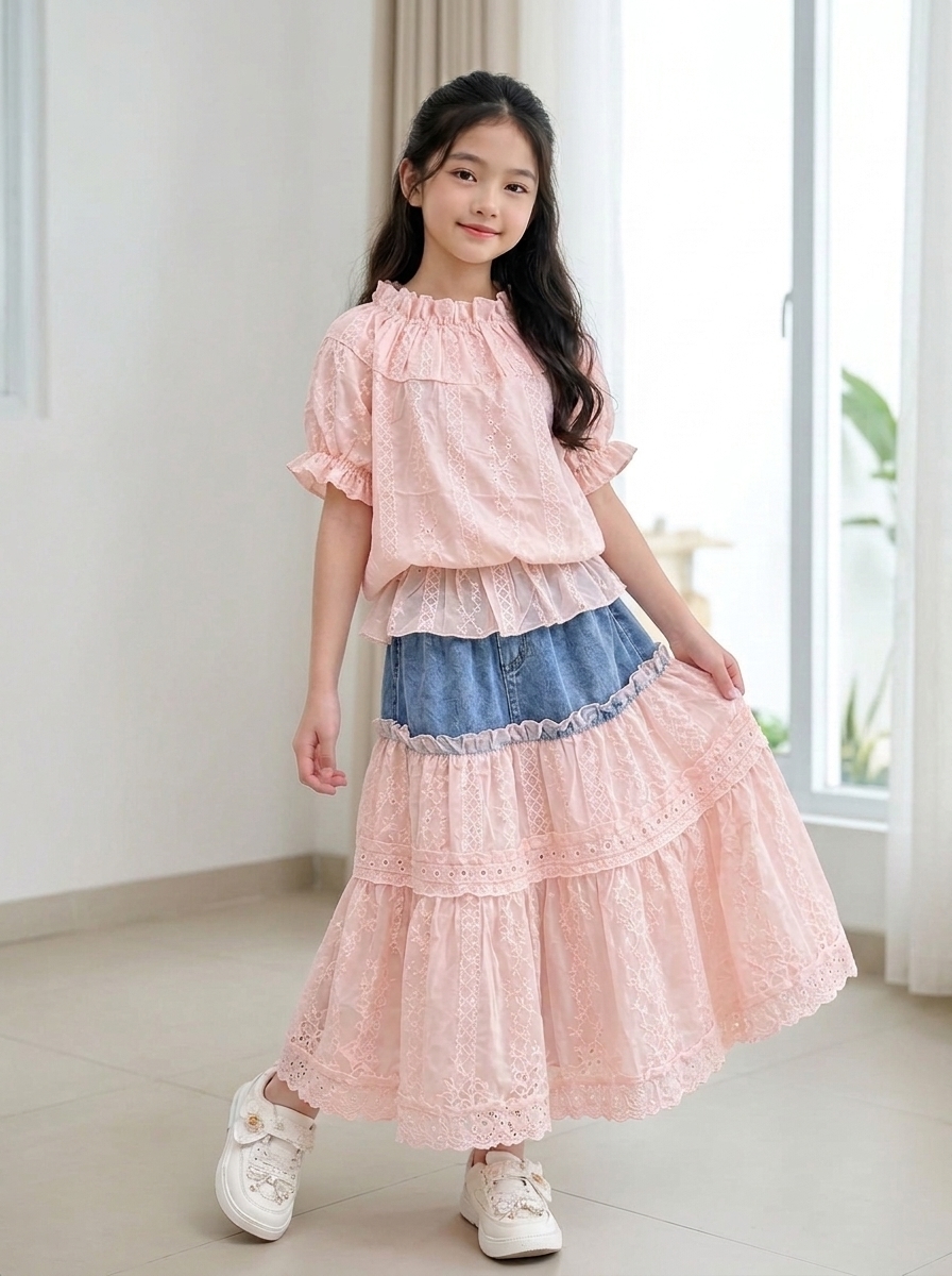 SET GIRLS JEANNY SKIRTY - Foto 3