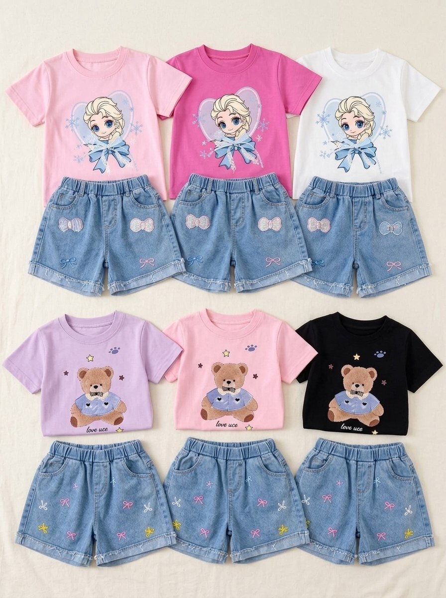SET GIRLS MIMOSA BUTTONS