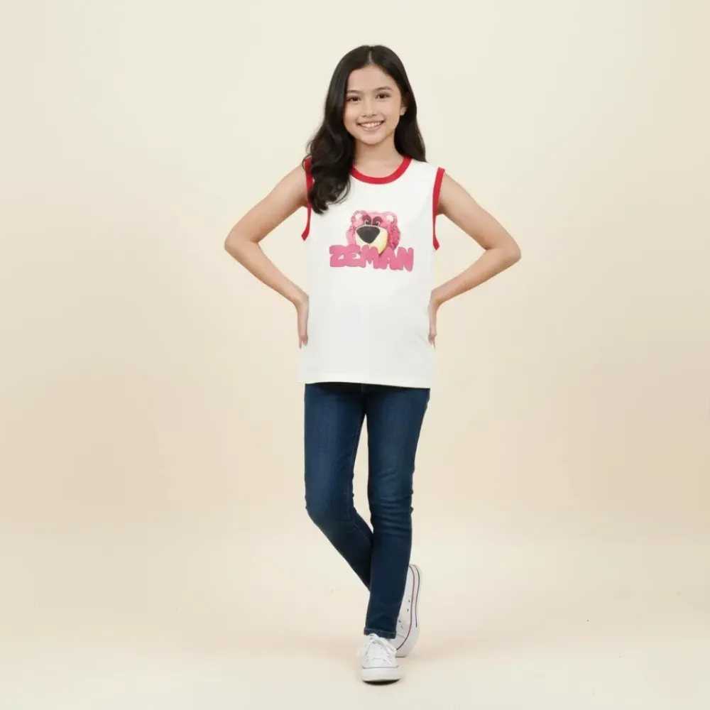 Tops Girls Zeman Angry Lotso Purple — tampilan lain