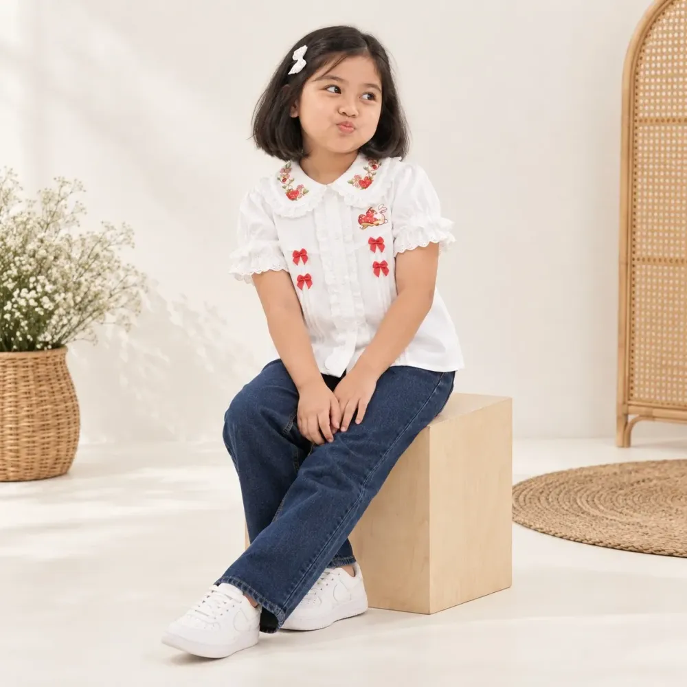 Tops Girl Ruby Blossom Blouse