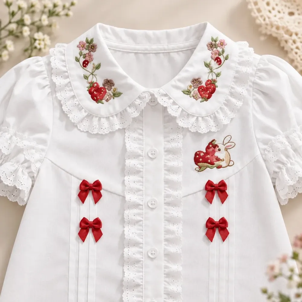 Tops Girl Ruby Blossom Blouse