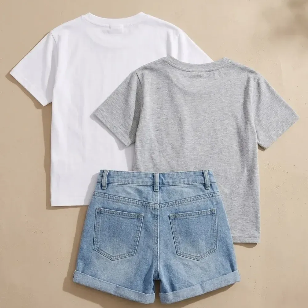 Set Girl Three Smile Short