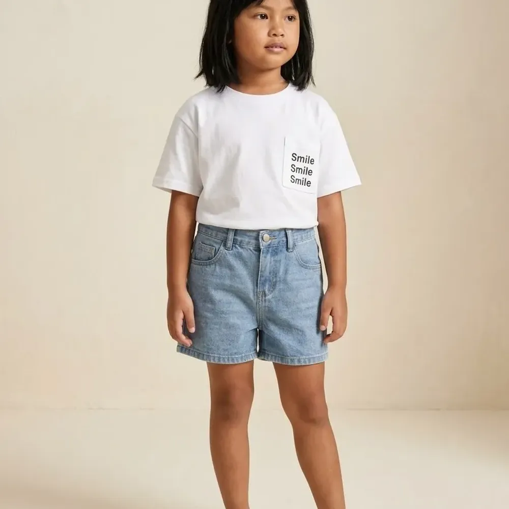 Set Girl Three Smile Short — tampilan lain