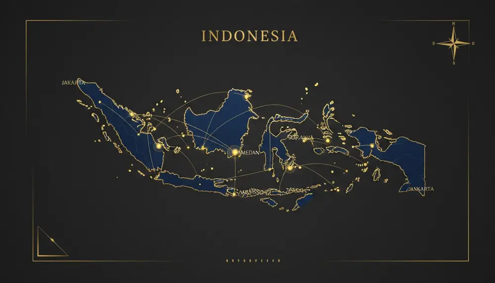 Peta Indonesia Program Distributor Lamonte