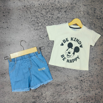 set boys be kind be happy full laugh CHN 38 (291001 J) - setelan anak laki-laki (ONLY 2PCS)