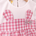 dress simple tape ear square (100105) dress anak perempuan