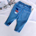 celana ripped jeans unfinished paint (221204) celana anak