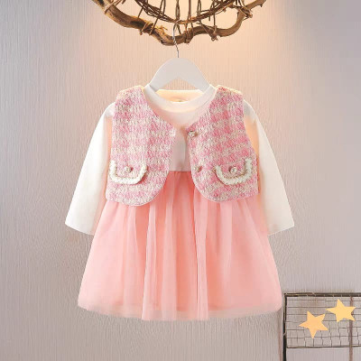 DRESS GIRLS WHIMSY VEST SQUARE 12 PCS (PRE ORDER)