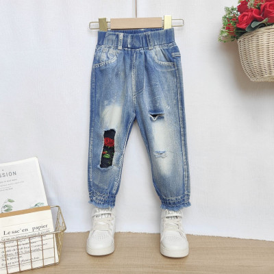 pants girls mesh rose garden net CHN 38 (381808 X) - celana anak laki laki