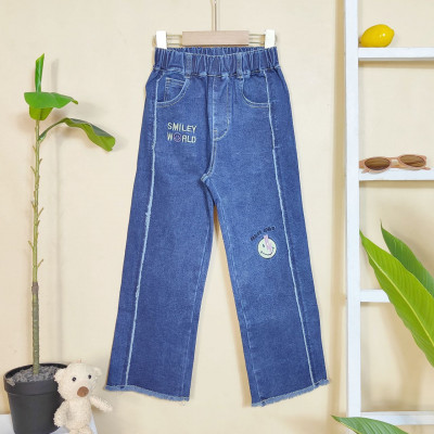 pants girls lace up vintage wide trendy CHN 38 (180811) - celana anak perempuan (ONLY 2PCS)
