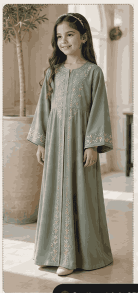 Modest girls dress / kids abaya