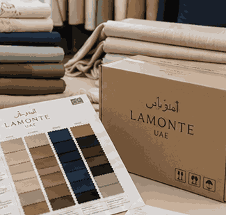 Fabric swatches / carton